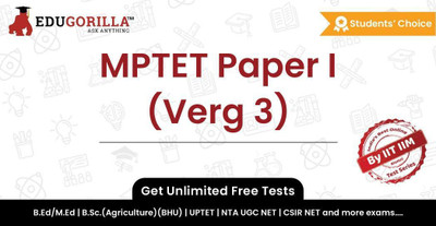 EduGorilla MPTET Paper I (Verg 3)(Online Test Series)