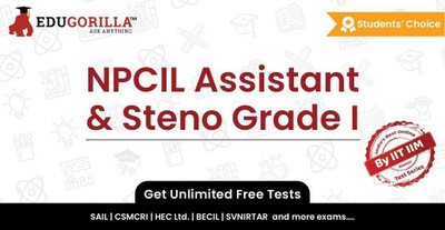 EduGorilla NPCIL Assistant & Steno Grade I(Online Test Series)