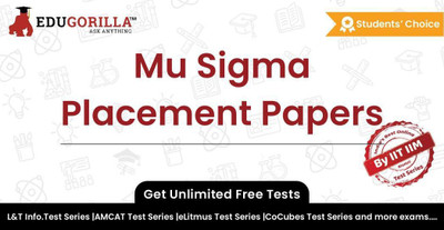 EduGorilla Mu Sigma Placement Papers(Online Test Series)