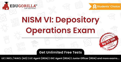 EduGorilla NISM VI: Depository Operations Exam(Online Mock Test)