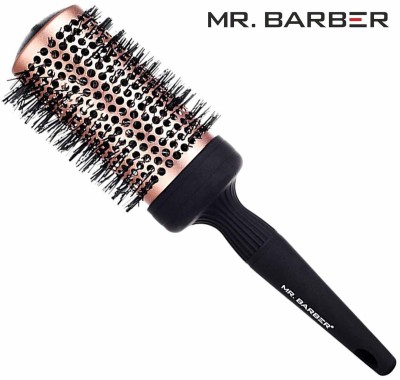 Mr. Barber Copper Ceramic Barrel Hair Brush - 53 mm, Round Thermal Brush / Blow Dry Brush