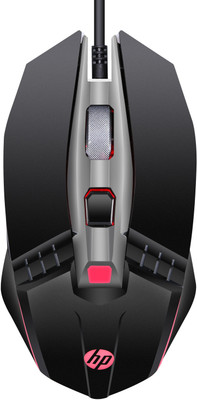 HP M270 Wired Ambidextrous Optical  Gaming Mouse(USB 3.0, Black)