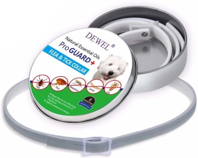 Pro Guard Flea and Tick Collar for Small Dogs - 8 Month Protection Adjustable Waterproof Collar for Dog Puppy Kitten Cats, Natural & Safe ,Efficiently Repels Locust and Lice of Pets, Length : 46 Cms, Dog Anti-tick Collar(Small, MULTICOLOR)