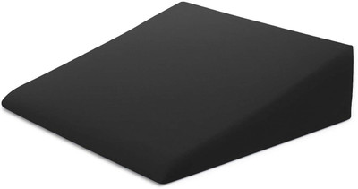 PUMPUM Wedge Pillow Foam Solid Orthopaedic Pillow Pack of 1(Black)