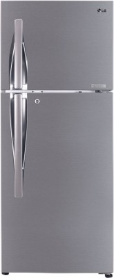 LG 260 L Frost Free Double Door 2 Star Convertible Refrigerator(Shiny Steel,...