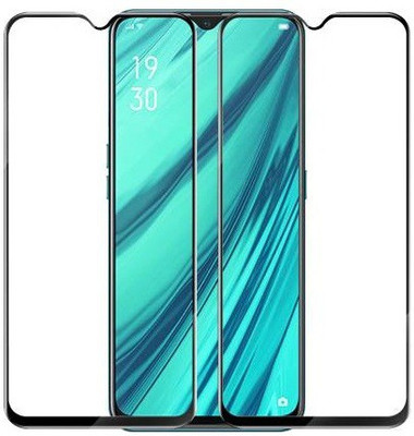 AKSHUD Edge To Edge Tempered Glass for OPPO F15(Pack of 2)