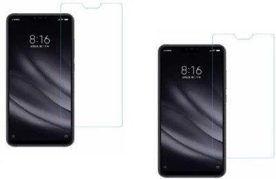 ISAAK Tempered Glass Guard for Xiaomi Mi 8 Lite(Pack of 2)