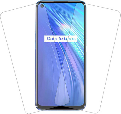 TINGTONG Tempered Glass Guard for Realme 6(Pack of 2)