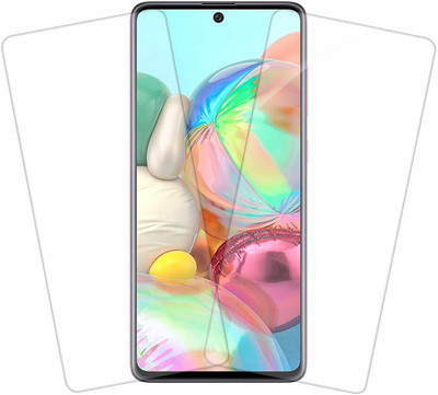Micvir Tempered Glass Guard for Samsung Galaxy A71(Pack of 2)