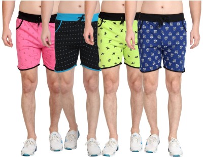 DIAZ Printed Men Multicolor Sports Shorts