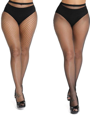 PLUMBURY Women Fishnet Stockings