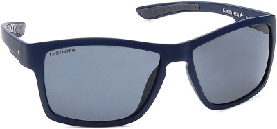 Fastrack Retro Square Sunglasses(For Men, Black)