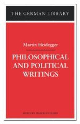 Philosophical and Political Writings: Martin Heidegger(English, Paperback, unknown)