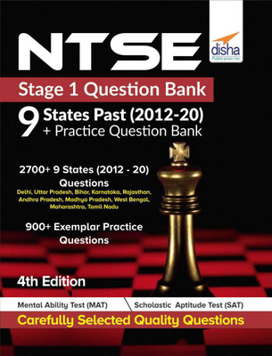 Ntse Stage 1 Question Bank - 9 States Past (2012-20) + Practice Question Bank(English, Paperback, unknown)