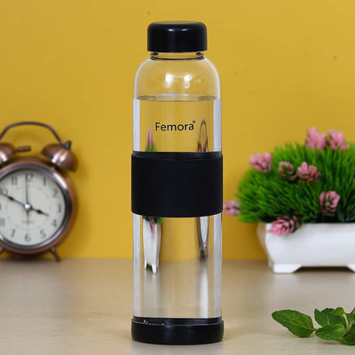 Femora 500 ml Glass Bottle(Pack of 1, Clear)