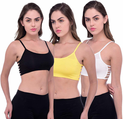Apurwa Fashion Women Sports Lightly Padded Bra(Multicolor)