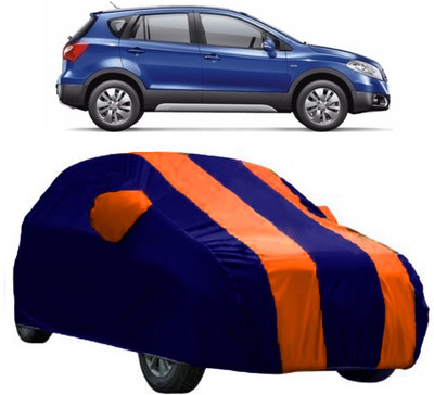 AutoKick Car Cover For Maruti Suzuki S-Cross (With Mirror Pockets)(Orange)