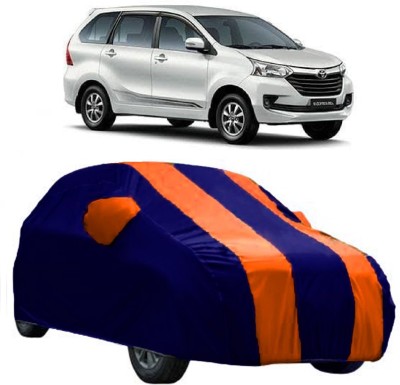 Ascension Car Cover For Toyota Avanza (With Mirror Pockets)(Orange, Blue)