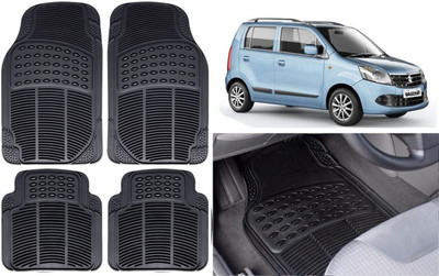 Auto Kite Rubber, PVC Standard Mat For  Maruti Suzuki WagonR(Black)