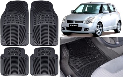 Auto Kite Rubber, PVC Standard Mat For  Maruti Suzuki Swift(Black)