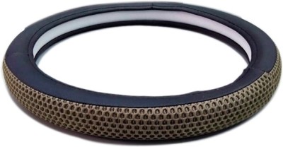 Starleo Steering Cover For Maruti Alto, WagonR, Eeco, Ritz(Beige, Black, Leatherite, Fabric)