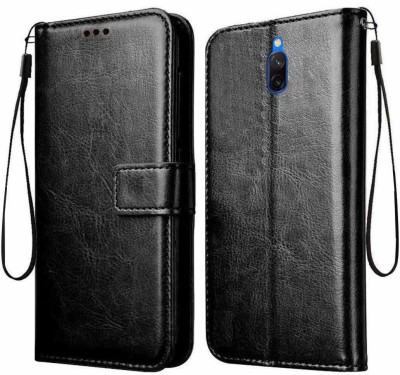 TINGTONG Flip Cover for Xiaomi Mi Redmi 8A Dual(Black, Cases with Holder, Pack of: 1)