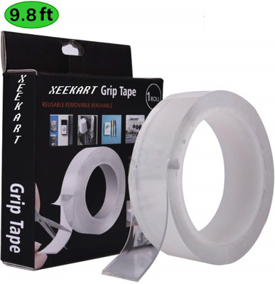 Xeekart Double Sided Nano Tape NO Traceless Grip Tape (Automatic)(Set of 1, TRANSPARENT)