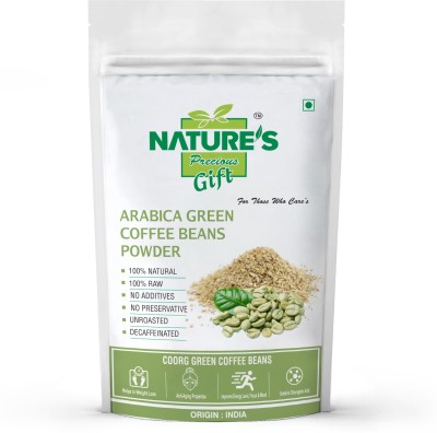 Nature's Precious Gift Green Coffee Beans Powder for Weight Loss [Arabica - AAA Grade | De-caffeinated & Unroasted] - 200 GM Coffee Sprinkler(200 g, Green Coffee Flavoured)