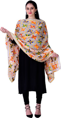 swi stylish Chiffon Embroidered Women Dupatta