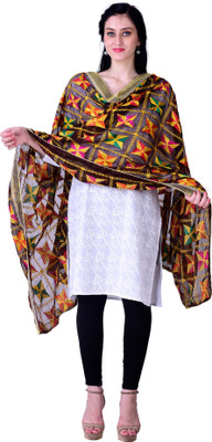 swi stylish Chiffon Embroidered Women Dupatta