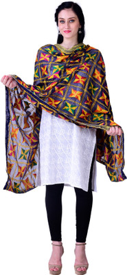 swi stylish Chiffon Embroidered Women Dupatta