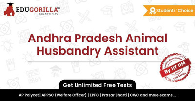 EduGorilla Andhra Pradesh Animal Husbandry Assistant(Online Test Series)