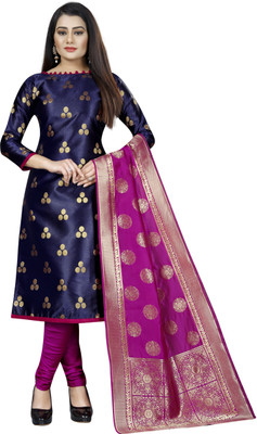 MANIKARNIKA Brocade Woven Salwar Suit Material(Unstitched)