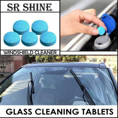 KeepCart 10pcs/1set Car Windshield Glass Cleaner Car Solid Tablets Wiper Fine Wiper Auto Window Cleaning Car Accessories(10 g)