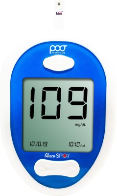 POCT GLUCO SPOT GLUCOMETER WITH 25 STRIPS Glucometer(Blue, White)