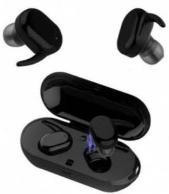 GUGGU FSI_618A_ TWS-2 Bluetooth Headset for all Smart phones Bluetooth Gaming(Black, True Wireless)