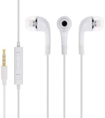 Brown Bee W7 Original Rock Bass Certified Quality Earphone Wired Headset(White, Wired in the ear)