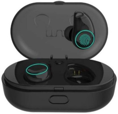 GUGGU TPV_582Q_TWS-2 Bluetooth Headset for all Smart phones Bluetooth without Mic(Black, True Wireless)