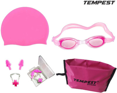 Tempest Swimming Kit Combo (Pink) Swimming Kit