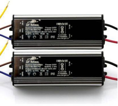 D'Mak 30W Power Supply IP65 900mA LED Driver 85-380V AC (Grey) LED Driver