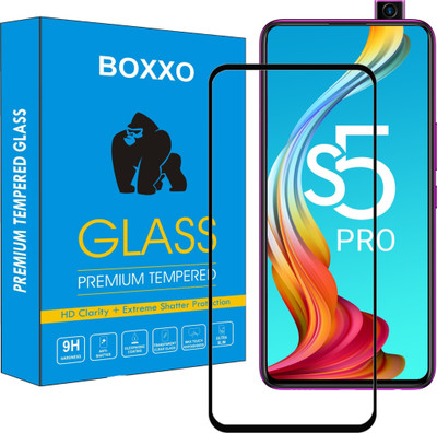 Boxxo Edge To Edge Tempered Glass for Infinix S5 Pro(Pack of 1)
