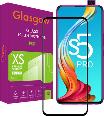 Glasgow Edge To Edge Tempered Glass for Infinix S5 Pro(Pack of 1)