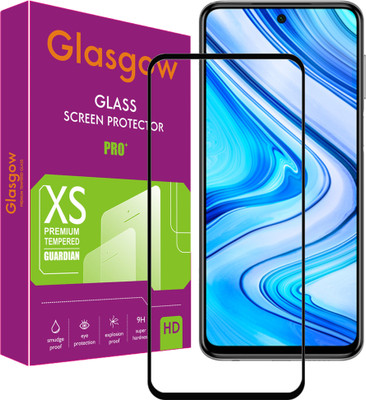 Glasgow Edge To Edge Tempered Glass for Mi Redmi Note 9 Pro Max(Pack of 1)