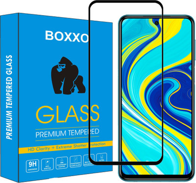 Boxxo Edge To Edge Tempered Glass for Mi Redmi Note 9 Pro(Pack of 1)