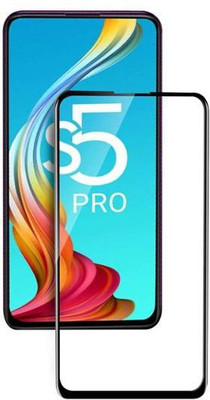 BeeVault Edge To Edge Tempered Glass for Infinix S5 Pro(Pack of 1)