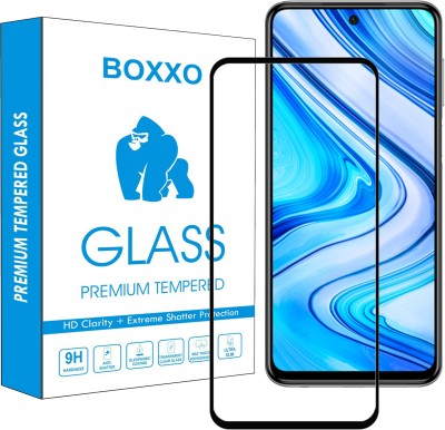 Boxxo Edge To Edge Tempered Glass for Mi Redmi Note 9 Pro Max(Pack of 1)