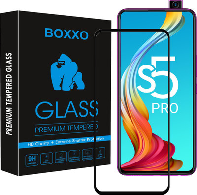 Boxxo Edge To Edge Tempered Glass for Infinix S5 Pro(Pack of 1)