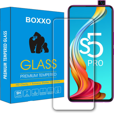 Boxxo Tempered Glass Guard for Infinix S5 Pro(Pack of 1)