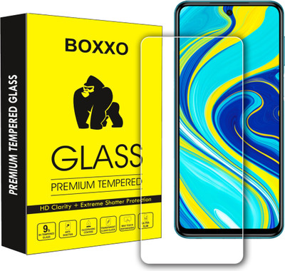 Boxxo Tempered Glass Guard for Mi Redmi Note 9 Pro(Pack of 1)