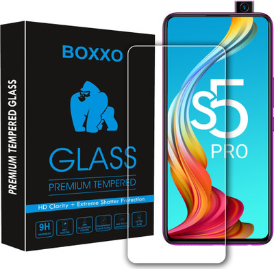 Boxxo Tempered Glass Guard for Infinix S5 Pro(Pack of 1)